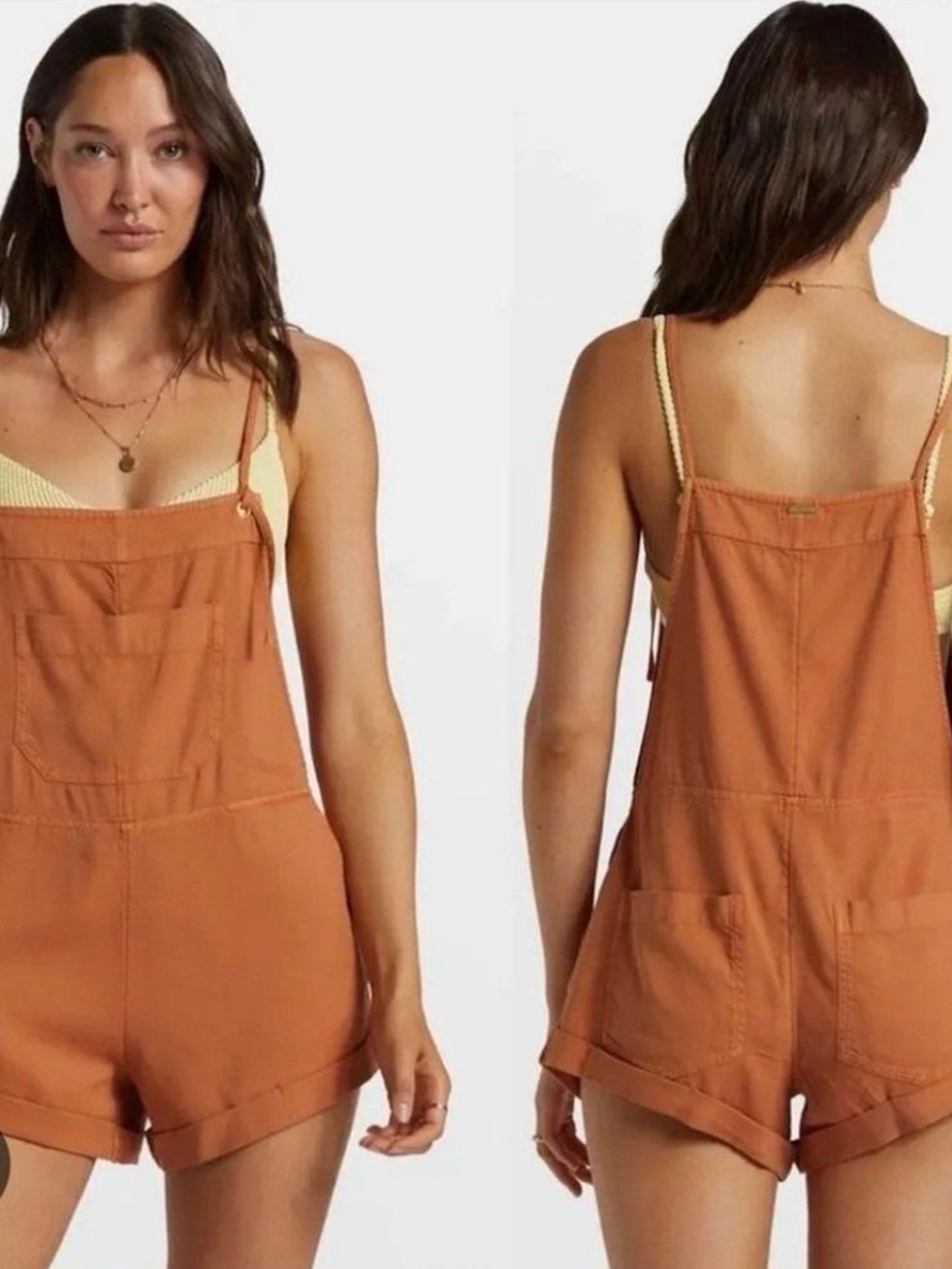 Billabong Women's Rust Overalls